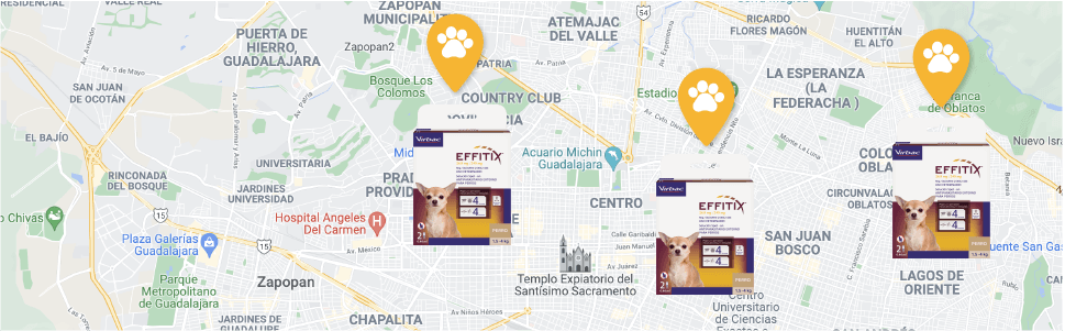 Encuentra el producto en la clínica veterinaria más cercana